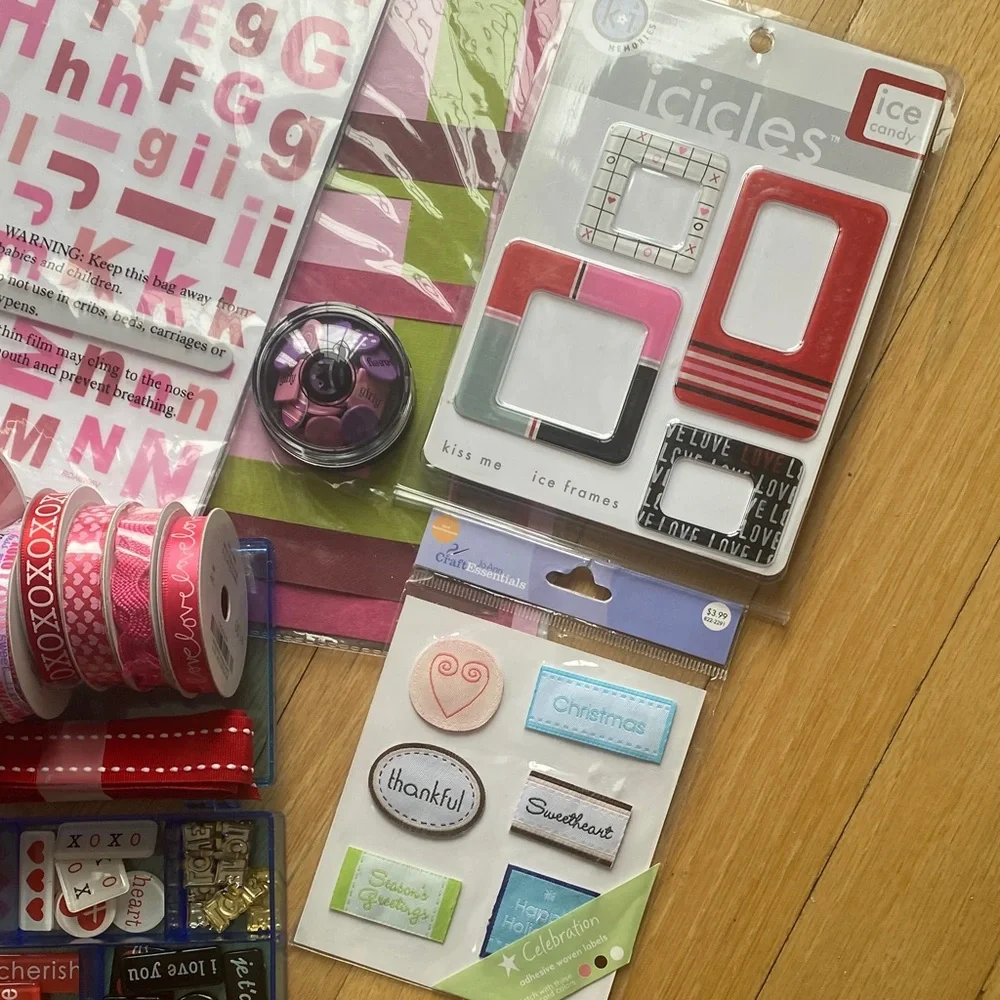 Valentine Scrapbook Kit Queen & Co Junk Journal Craft Embellishments Prima